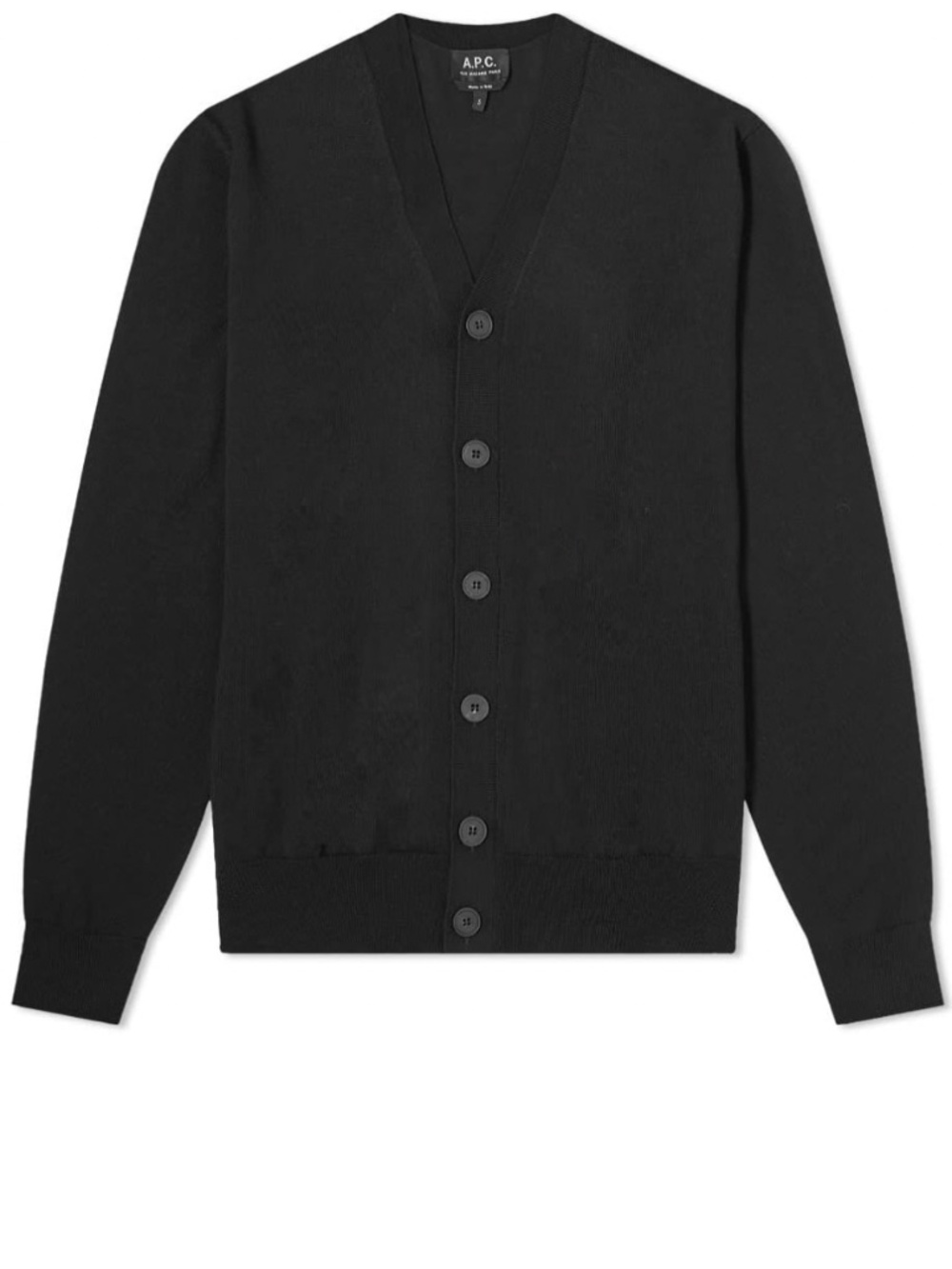 A.P.C. Samuel Knit Cardigan Black Men's M